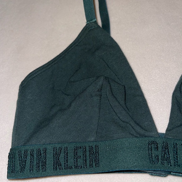 Calvin Klein Women's‎ Dark Green Bralette - Picture 2 of 7